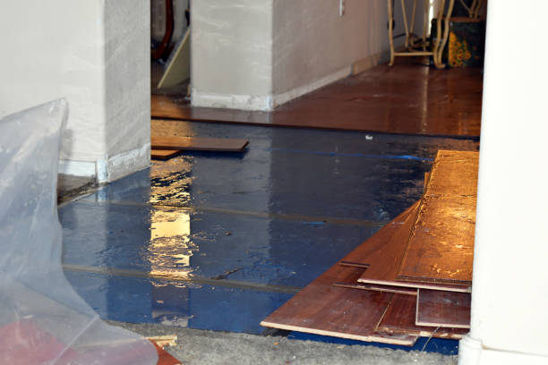 Professional Sewage Cleanup technician working in Llano, TX